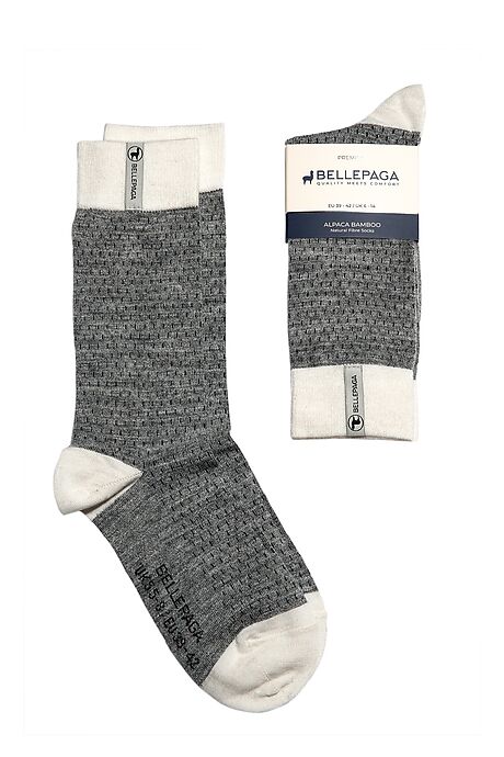 Wira Premium Socken - Klassisch - Grau/Weiß