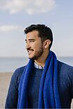 Royal Blue Apocuna Alpaca Scarf