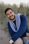 Royal Blue Apocuna Alpaca Scarf